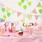 350 Pieces Pink Paper Dinnerware Set 7 Inch 9 Inch Disposable Dinner Plates Sever 50 Guests Paper Cup Cutlery Napkins Solid Color Party Supplies